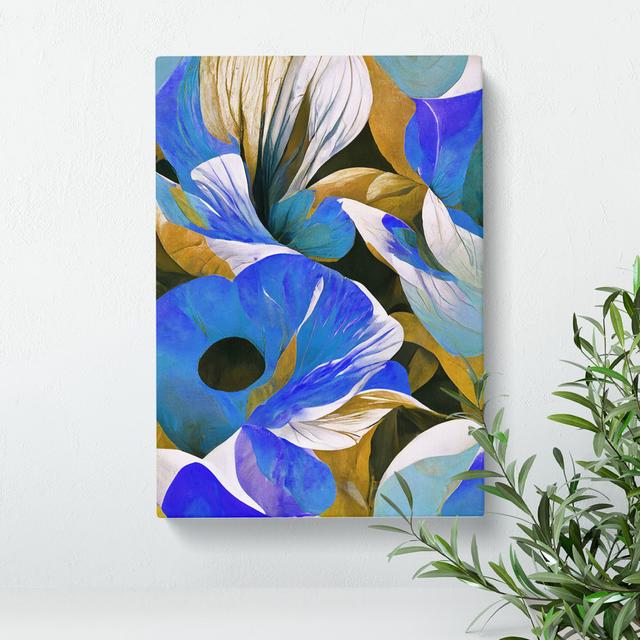 XC1022-507X Amazing Abstract Flowers No.4 - Wrapped Canvas Graphic Art Marlow Home Co. Size: 60cm H x 40cm W x 3cm D on Productcaster.