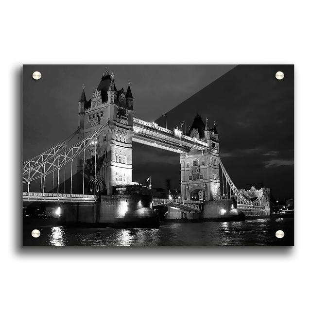 London Bridge Black Beauty - Unframed Photograph Print on Acrylic East Urban Home Size: 21cm H x 29.7cm W on Productcaster.