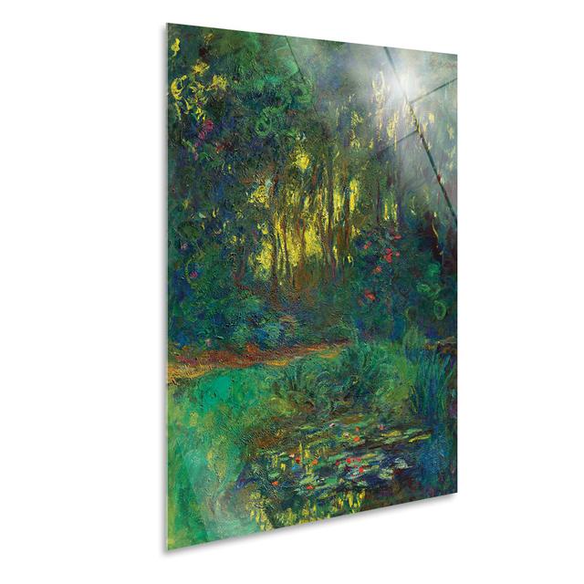 Wandbild Forest and Flowers von Claude Monet Alpen Home Format: Kunststoff/Acryl, Größe: 140 cm H x 100 cm B on Productcaster.