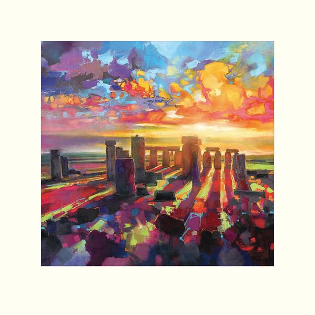 Stonehenge Equinox by Scott Naismith - Graphic Art Print on Paper 17 Stories Size: 60 cm H x 80 cm W x 1.3 cm D on Productcaster.