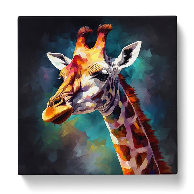 Giraffe Abstract No.3 - Print Latitude Vive Size: 50cm H x 50cm W x 3cm D on Productcaster.