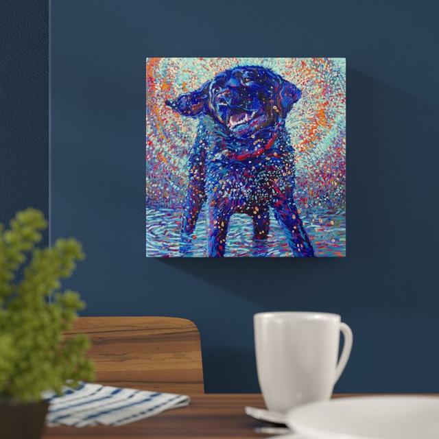 Canines by Iris Scott - Wrapped Canvas Print East Urban Home Size: 121.92cm H x 121.92cm W on Productcaster.