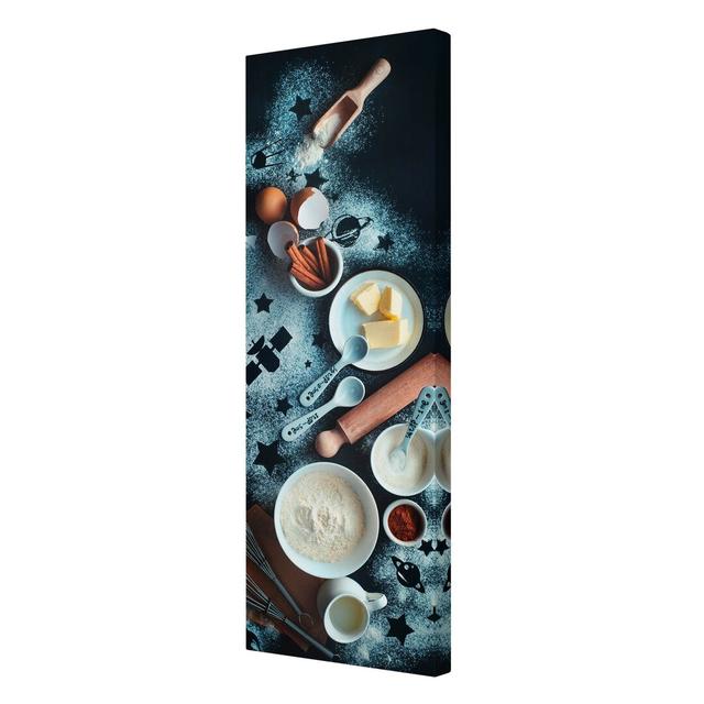 Baking for Stargazers - Wrapped Canvas Graphic Art Print East Urban Home Size: 150 cm L x 50 cm B on Productcaster.