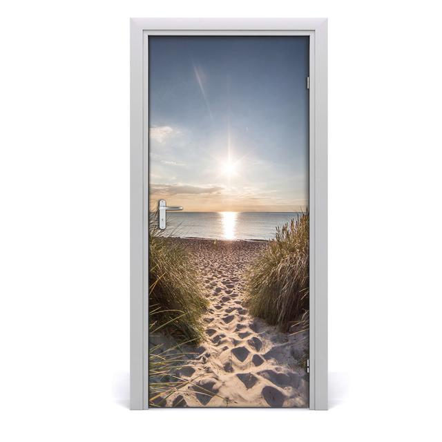 Coastal Dunes Door Sticker East Urban Home on Productcaster.