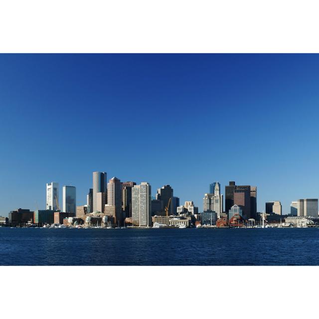 Boston City Skyline by Captainifr - Wrapped Canvas Photograph 17 Stories Size: 20cm H x 30cm W on Productcaster.