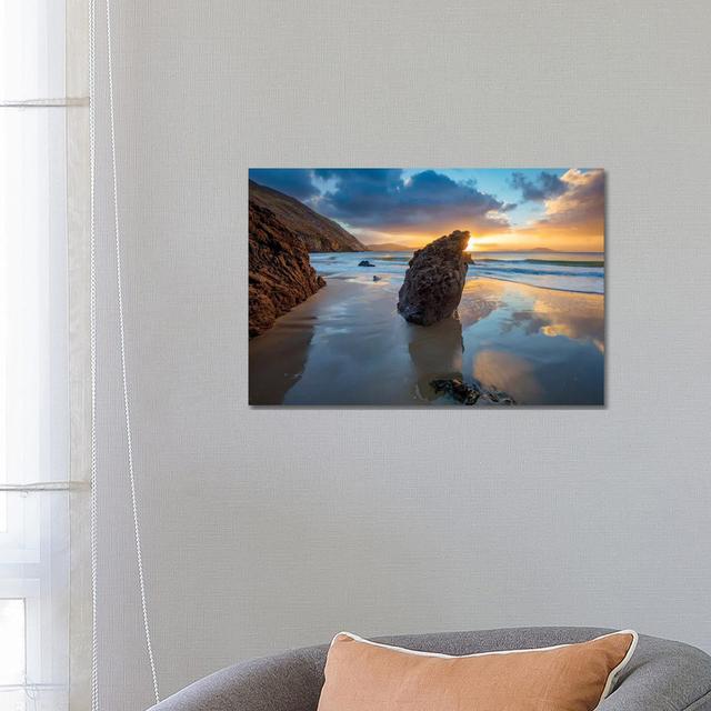 Winter Sunrise II, Keem Bay, Achill Island, County Mayo, Ireland Highland Dunes Size: 45.72cm H x 66.04cm W x 1.905cm D, Format: Wrapped Canvas on Productcaster.