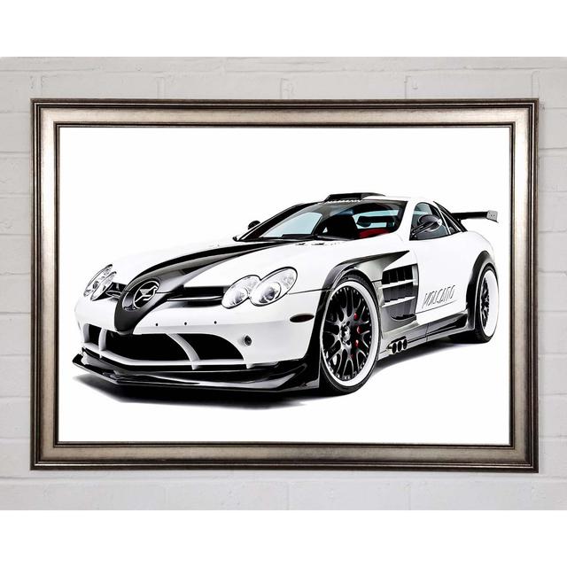 Mercedes SLR Maclaren - Single Picture Frame Art Prints Latitude Run Size: 42cm H x 59.7cm W x 1.5cm D on Productcaster.