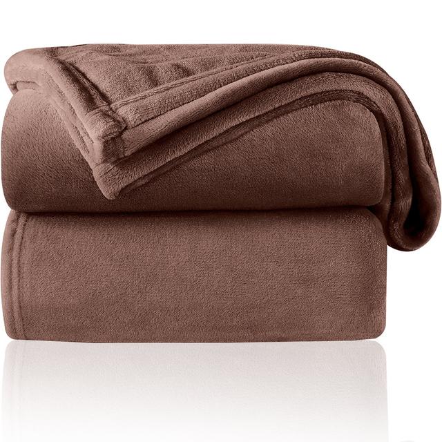 Adamczyk Soft Touch Mink Faux Fur Plush Throw/Blanket Fairmont Park Size: W130 x L150cm, Colour: Coffee on Productcaster.