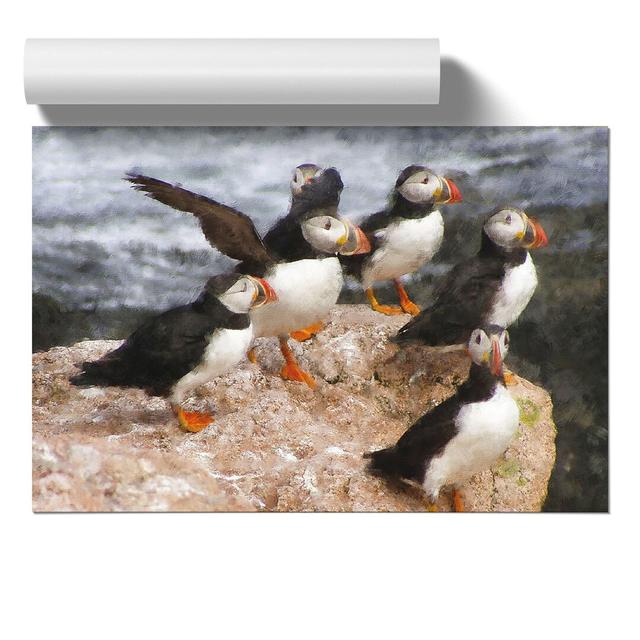 Atlantic Puffin Birds Vol.3 - Unframed Graphic Art East Urban Home Size: 30cm H x 42cm W x 0.1cm D on Productcaster.