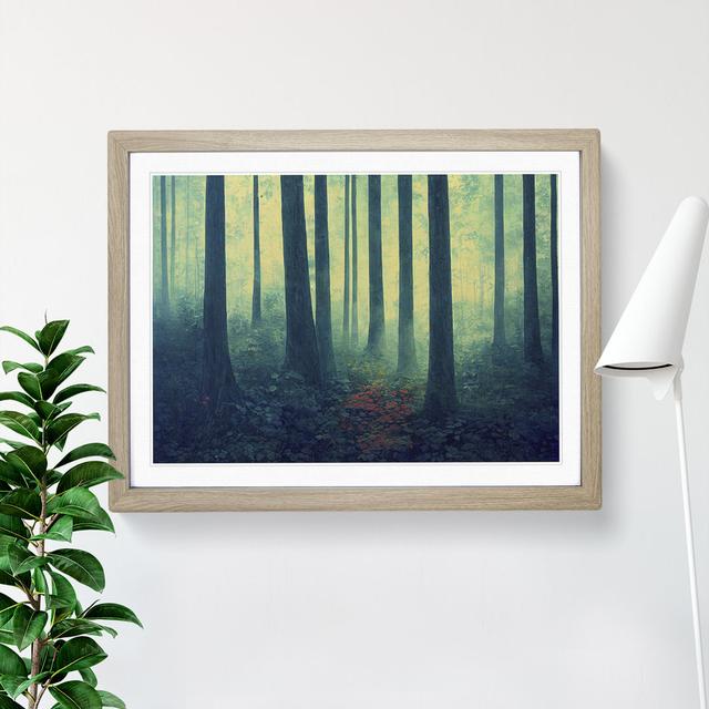 XH1022-6615X Painted Forest Vol.2 - Single Picture Frame Painting Alpen Home Format: Oak Framed, Size: 46cm H x 64cm W x 2cm D on Productcaster.