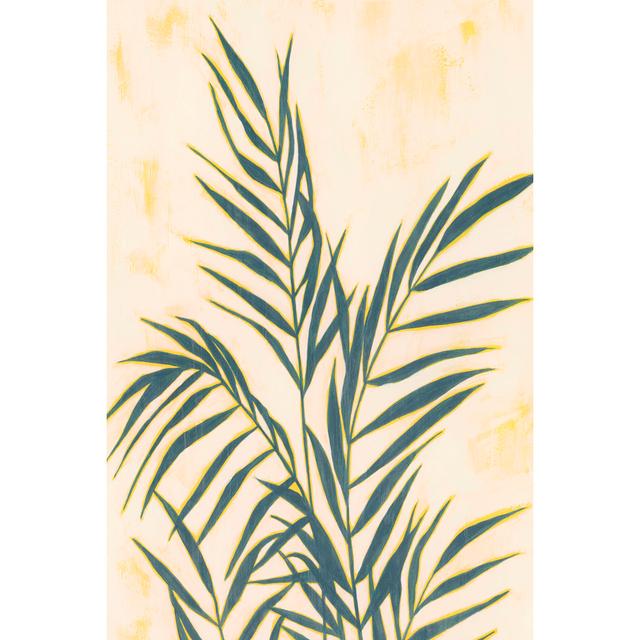 Sunset Fronds II - Wrapped Canvas Painting Pergo Classics Size: 122cm H x 81cm W x 3.8cm D on Productcaster.