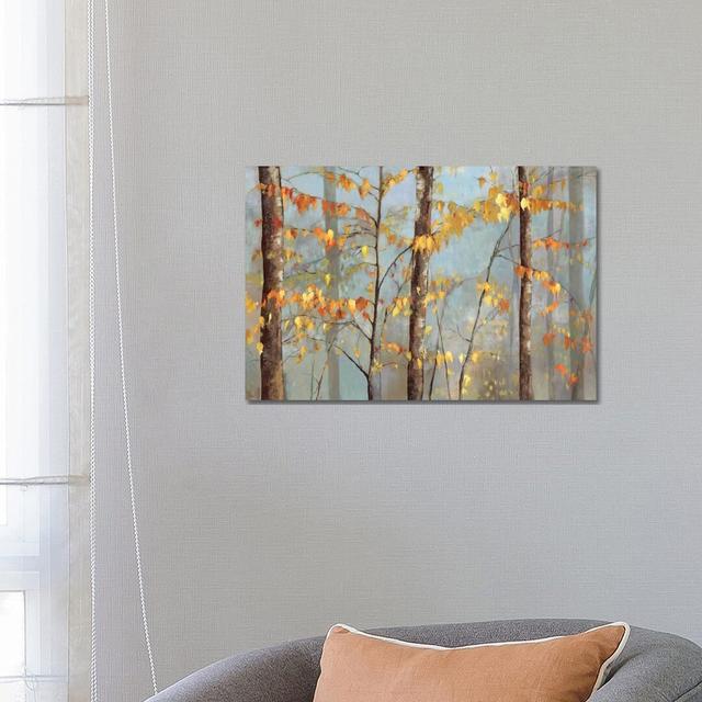 Delicate Branches by Allison Pearce - Painting on Canvas Alpen Home Size: 45.72cm H x 66.04cm W x 3.81cm D, Format: Wrapped Canvas on Productcaster.