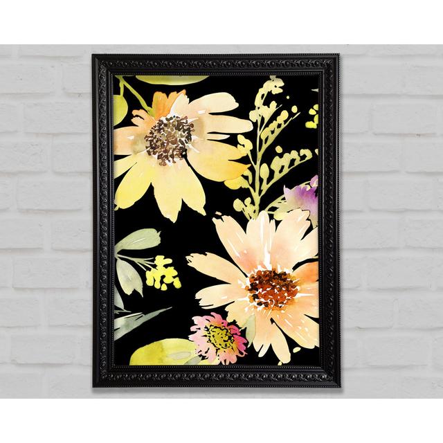 Large Golden Petals - Single Picture Frame Art Prints Bright Star Size: 118.9cm H x 84.1cm W on Productcaster.