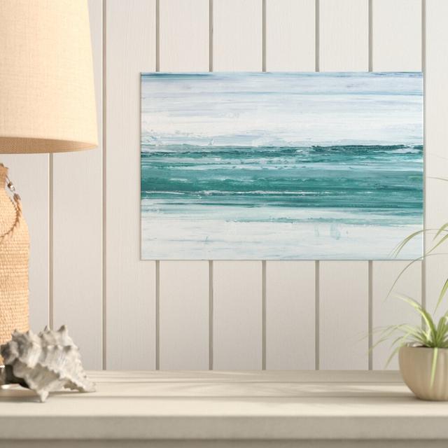 Choppy Waters V - Wrapped Canvas Painting Print East Urban Home Size: 66cm H x 101cm W x 2cm D on Productcaster.