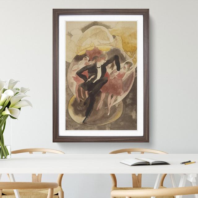 Dancer with Chorus by Charles Demuth - Picture Frame Painting East Urban Home Frame Option: Walnut Framed, Size: 48cm H x 36cm W x 2cm D on Productcaster.