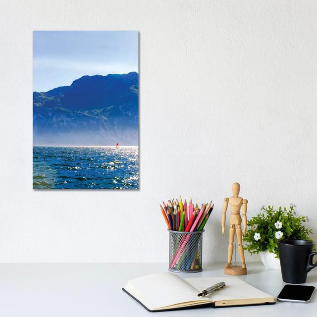 Wind Surfing In Riva Del Garda by Susan Richey - Gallery-Wrapped Canvas Giclée on Canvas Longshore Tides Size: 30.48cm H x 20.32cm W x 1.905cm D, Form on Productcaster.