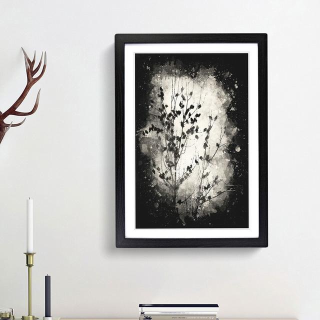 Birds in the Tree - Picture Frame Graphic Art Print East Urban Home Frame Option: Black Framed, Size: 33cm H x 24cm W x 2cm D on Productcaster.