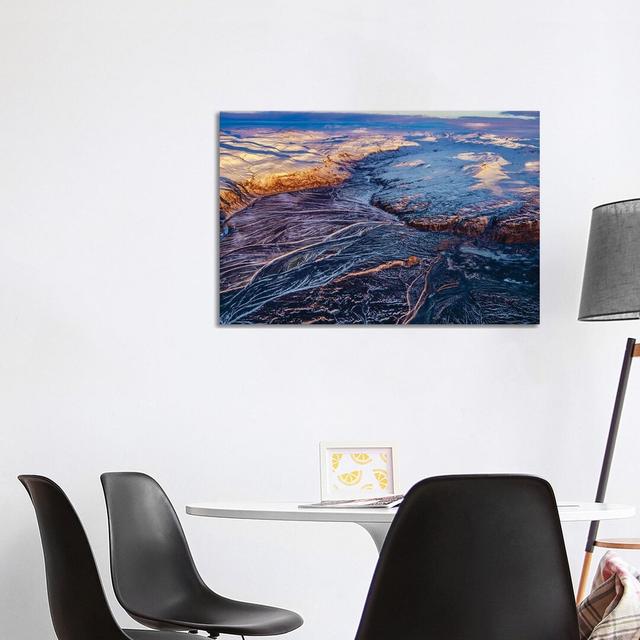 Glacial Landscapes, Vatnajokull National Park, Vatnajokull Ice Cap, Iceland. 1PC3 Highland Dunes Format: Wrapped Canvas, Size: 26" H x 40" W on Productcaster.