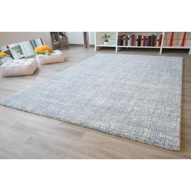 Modern designer Rug Pandora in light Blue / Cream Lark Manor Rug Size: Rectangular 135 x 190cm on Productcaster.