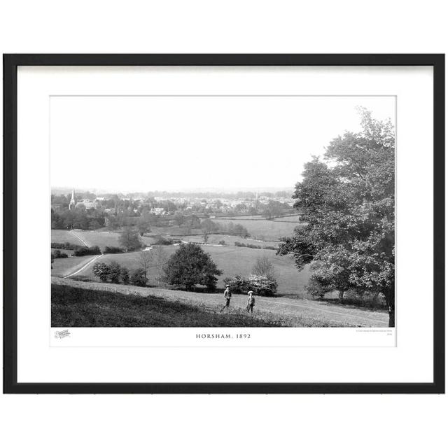 'Horsham, 1892' by Francis Frith - Picture Frame Photograph Print on Paper The Francis Frith Collection Size: 28cm H x 36cm W x 2.3cm D on Productcaster.