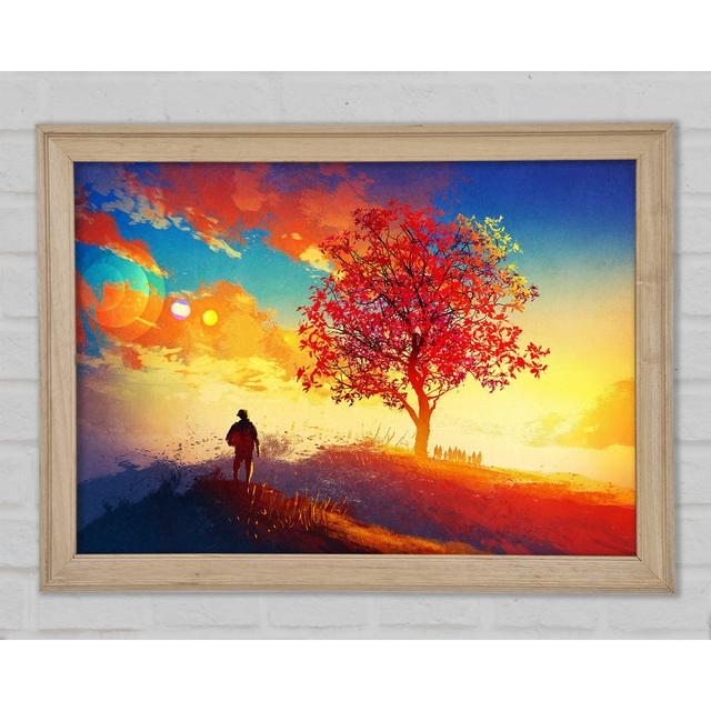 Autumn Tree Worship - Single Picture Frame Art Prints Bright Star Size: 59.7cm H x 84.1cm W on Productcaster.