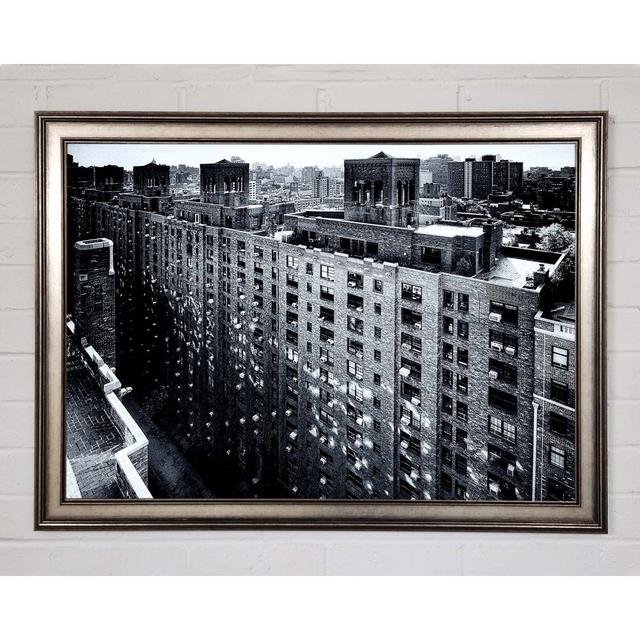 Manhattan New York City Classic - Single Picture Frame Art Prints Ebern Designs Size: 84.1cm H x 118.9cm W x 1.5cm D on Productcaster.