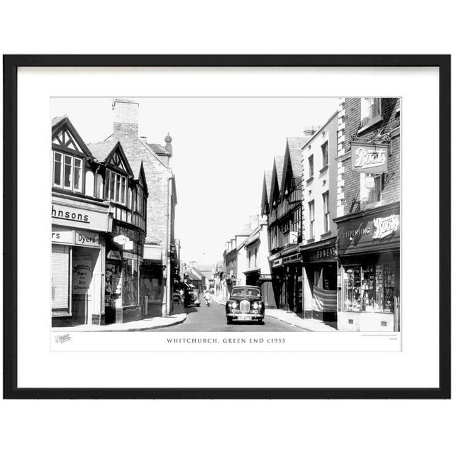 'Whitchurch, Green End C1955' - Picture Frame Photograph Print on Paper The Francis Frith Collection Size: 60cm H x 80cm W x 2.3cm D on Productcaster.