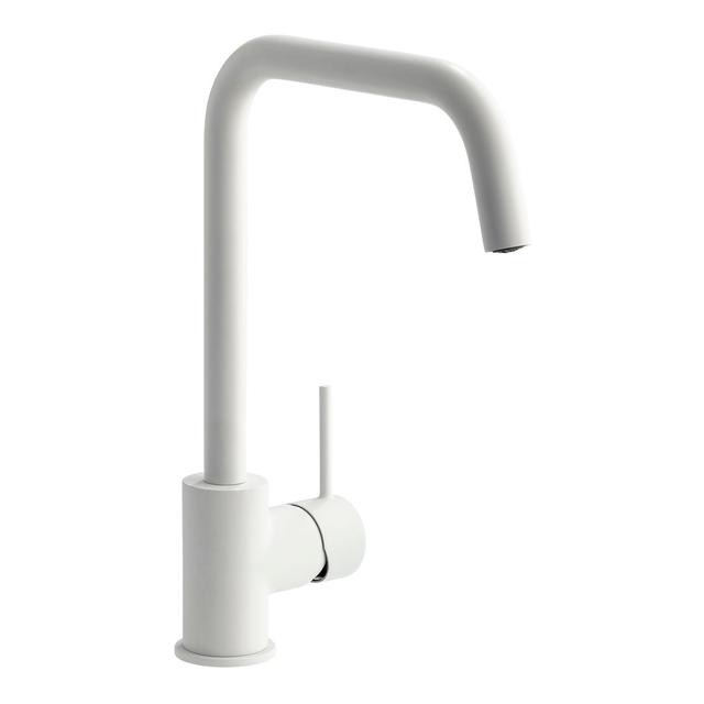 Abode Vigour Kitchen Faucet Abode Finish: Matt White on Productcaster.