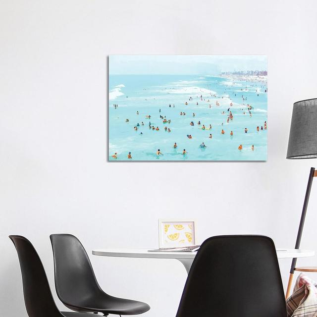 Hot Summer Day - Print Highland Dunes Format: Wrapped Canvas, Size: 66.04cm H x 101.6cm W x 1.91cm D on Productcaster.