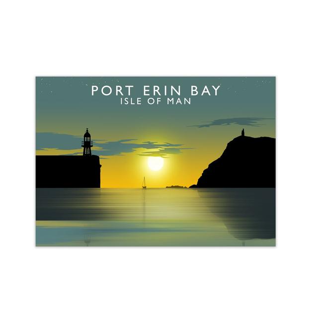 Port Erin Bay Isle of Man by Richard O'Neill - Unframed Graphic Art Print on Paper 17 Stories Size: 297 cm H x 42 cm W on Productcaster.