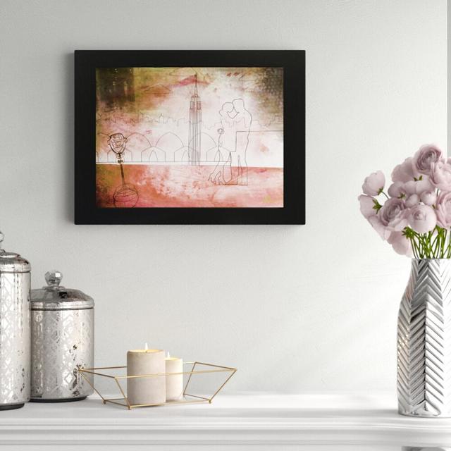 Love at First Sight for Her Framed Art Print on Canvas Latitude Run Size: 31cm H x 41cm W x 3cm D on Productcaster.