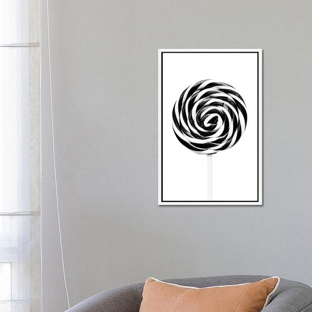 Lollipop by Sisi & Seb - Gallery-Wrapped Canvas Giclée on Canvas Ebern Designs Format: White Framed, Size: 66.04cm H x 45.72cm W x 3.81cm D on Productcaster.