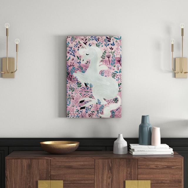 'Silky White' Print on Wrapped Canvas East Urban Home Size: 76cm H x 51cm W on Productcaster.