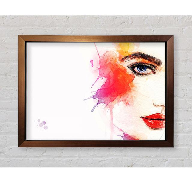 Beauty Of A Woman 2 Framed Print Mercer41 Size: 42cm H x 59.7cm W x 3.4cm D, Format: Black Framed Paper on Productcaster.