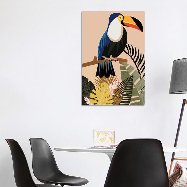 Vintage Natural Imprint Tropical - Wrapped Canvas Print 17 Stories Size: 101.6cm H x 66.04cm W x 1.91cm D on Productcaster.