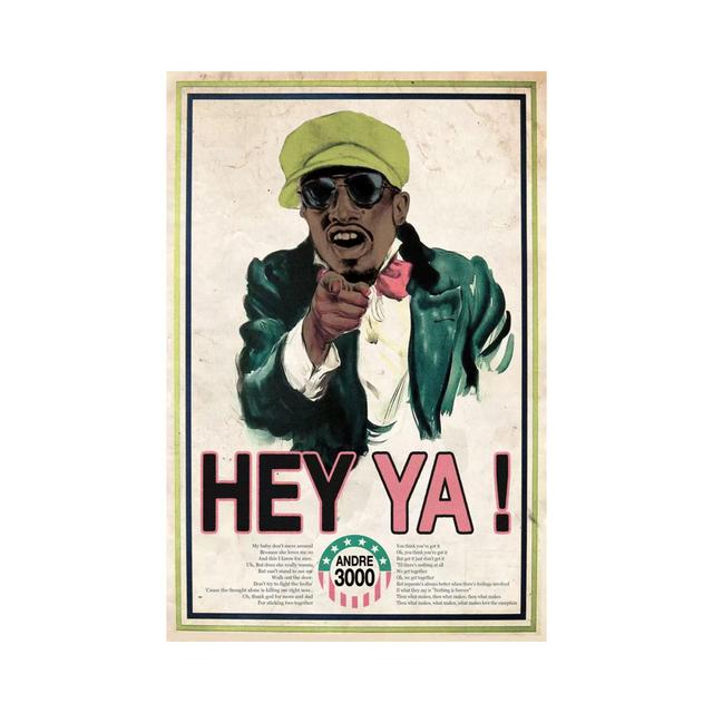 Hey Ya (Artist: Ads Libitum - Orientation: Vertical) Maturi Size: 30.48cm H x 20.32cm W x 1.91cm D on Productcaster.