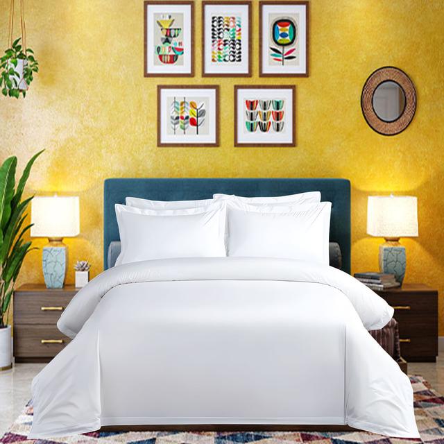 Nickita Cotton Blend Solid Colour Duvet Cover 17 Stories Size: Single on Productcaster.