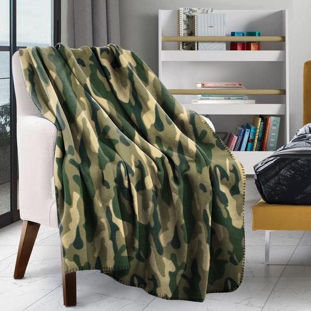 Satyana Soft Army Throw Union Rustic on Productcaster.