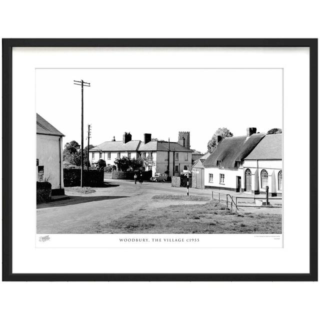 Woodbury, The Village C1955 by Francis Frith - Single Picture Frame Print The Francis Frith Collection Size: 60cm H x 80cm W x 2.3cm D on Productcaster.