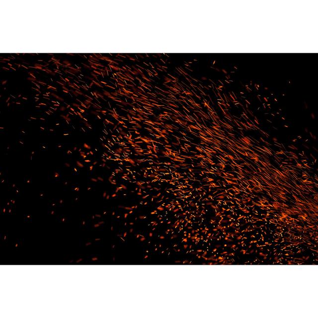 Fire Sparks Isolated by Sankai - No Frame Art Prints on Canvas 17 Stories Size: 30cm H x 46cm W on Productcaster.