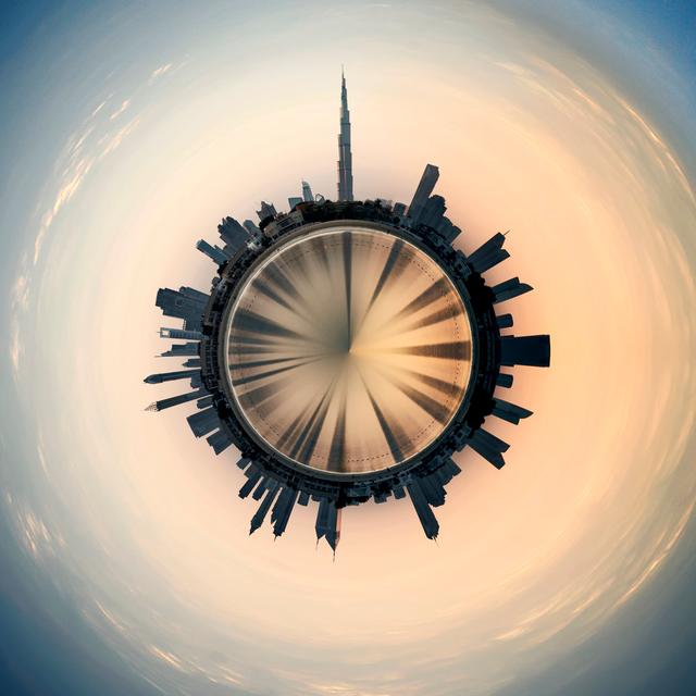 Planet Dubai by Naufalmq - Wrapped Canvas Graphic Art 17 Stories Size: 76cm H x 76cm W on Productcaster.