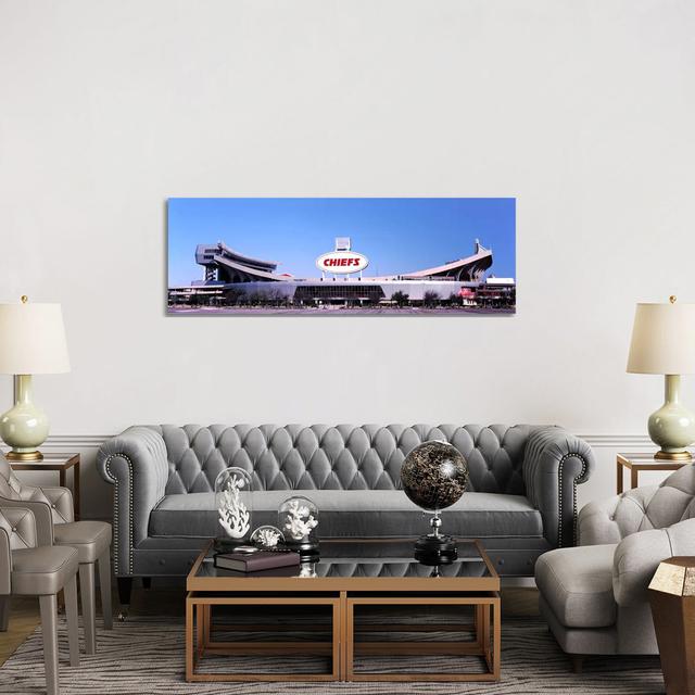 Football Stadium, Arrowhead Stadium, Kansas City, Missouri, Usa by Panoramic Images - Wrapped Canvas Panoramic Photograph Latitude Run Size: 50.8cm H on Productcaster.