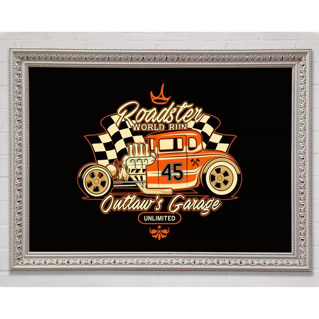 Outlaws Garage Framed Print Bright Star Size: 59.7cm H x 84.1cm W x 3cm D on Productcaster.