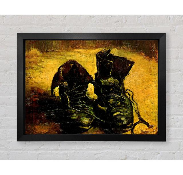 Van Gogh A Pair Of Shoes Framed Print Bright Star Size: 100cm H x 141.4cm W on Productcaster.