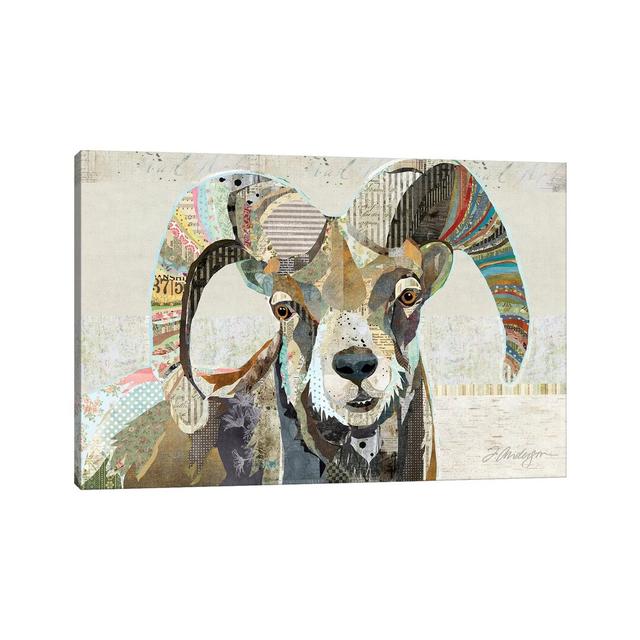 Wild Bighorn Sheep - Print Union Rustic Format: Wrapped Canvas, Size: 66.04cm H x 101.6cm W x 1.91cm D on Productcaster.