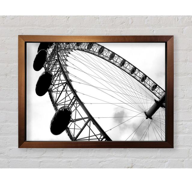 The London Eye Black And White - Print Bright Star Size: 59.7cm H x 84.1cm W x 3.4cm D on Productcaster.