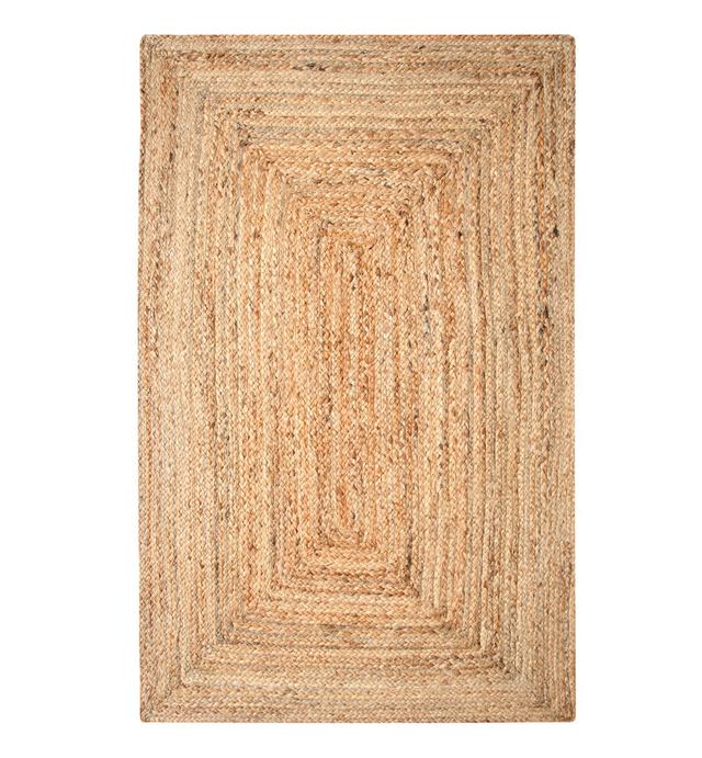 Gemini Hand Braided Beige Rug Bay Isle Home Rug Size: Rectangle 90 x 150cm on Productcaster.