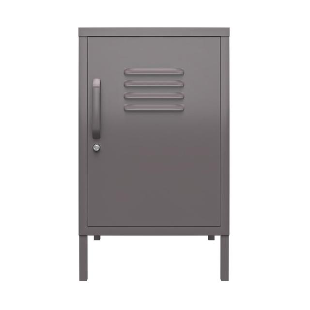 Marcisha 2 -Shelf Storage Cabinet 17 Stories Colour: Graphite Grey on Productcaster.