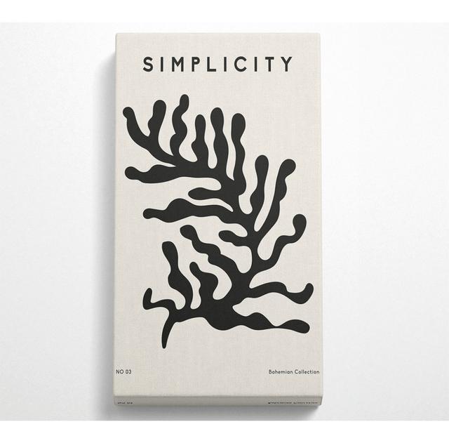 Simplicity Corals - Print Highland Dunes Size: 81cm H x 41cm W x 1cm D on Productcaster.