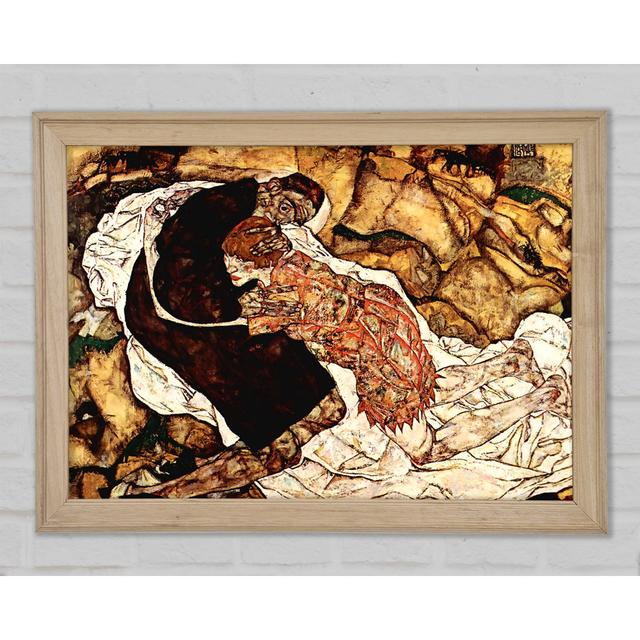 Schiele Der Tod und die Frau - Einzelne Bilderrahmen Kunstdrucke Bright Star Größe: 21 cm H x 29,7 cm B x 1,5 cm T on Productcaster.